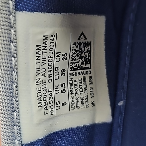 CONVERSE ALL-STAR CHUCK TAYLOR SLIP ON LOWTOP SHOES,  WOMANS SIZE 8, EUC - Picture 12 of 12